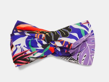 pañuelo turbante estampado zara