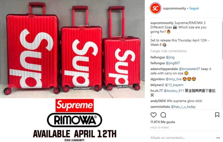 supreme maletas colaboracion