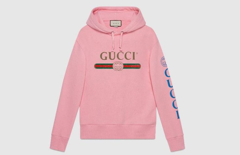 sudadera con el logo retro de Gucci