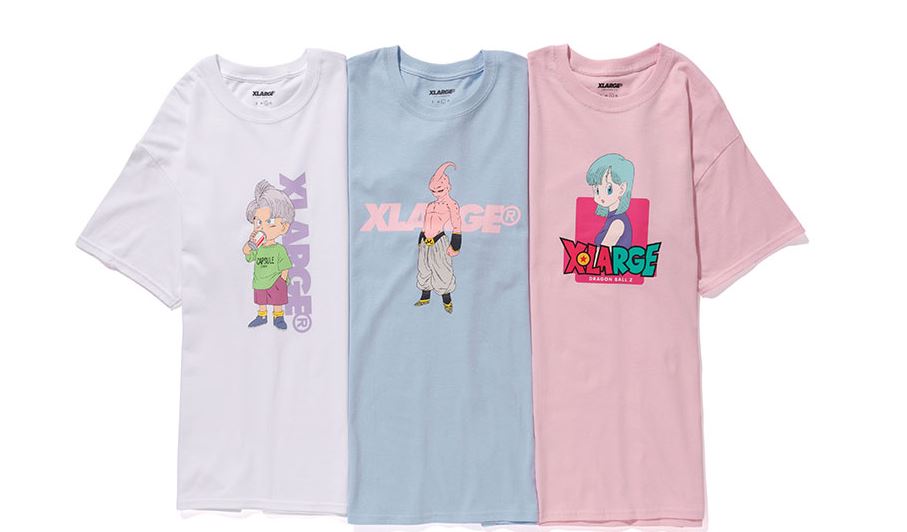 camisetas XLARGE x Dragon Ball Z