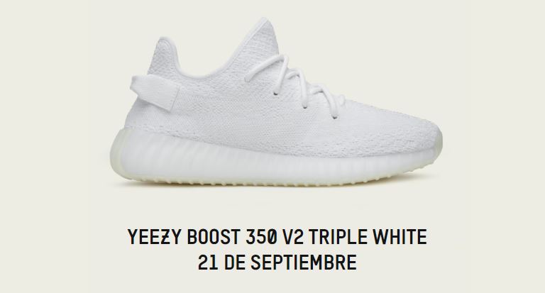 YEEZY BOOST 350 V2 TRIPLE WHITE