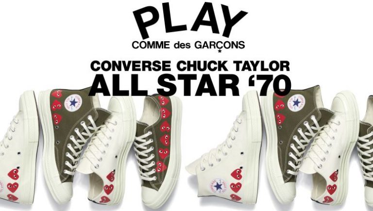 COMME des GARÇONS PLAY x Converse Chuck Taylor