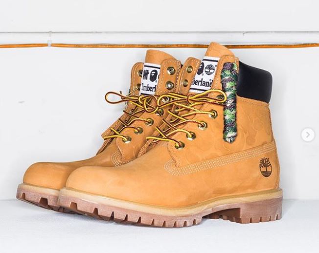 UNDEFEATED x BAPE x Timberland