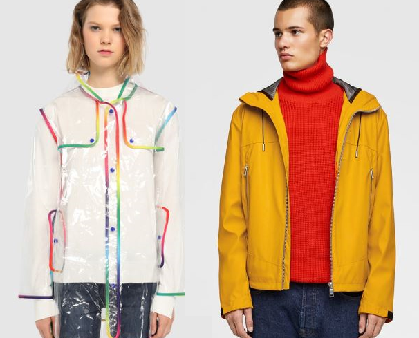 chubasqueros transparentes