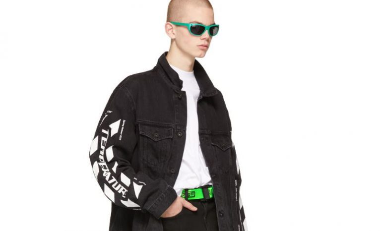 cinturón Off White verde