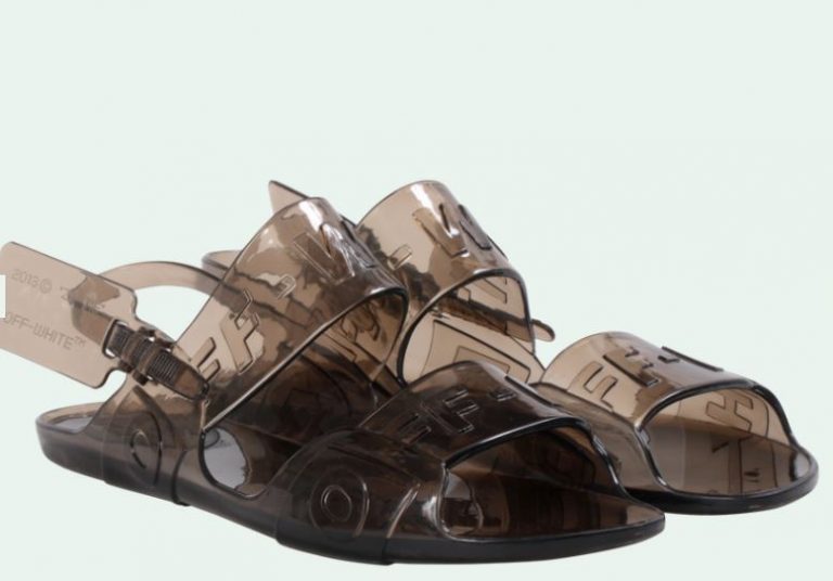 sandalias de plástico