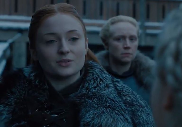 Daenerys llegando a Invernalia