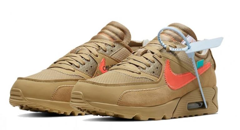 Off White x Nike Air Max 90 Desert Ore