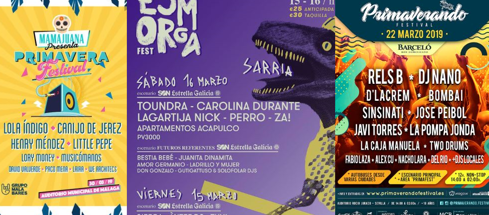 festivales de música en marzo