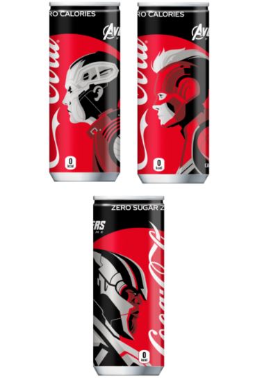 latas de avengers