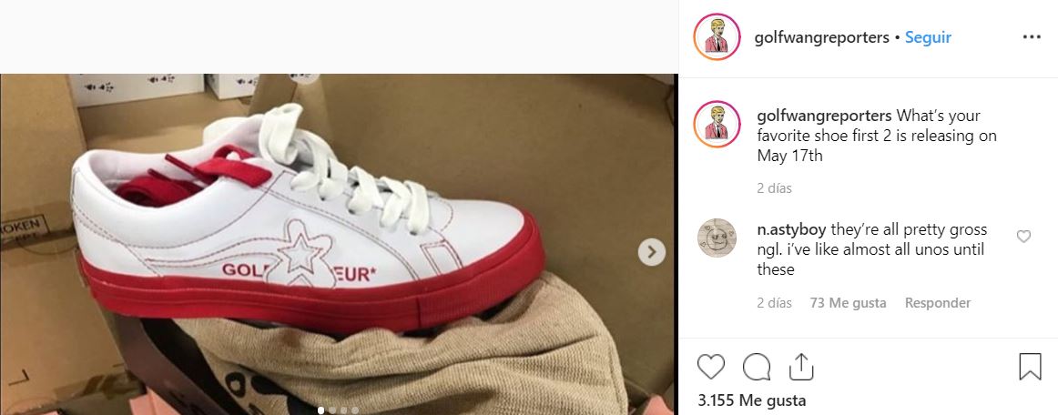 nuevas golf le fleur x converse
