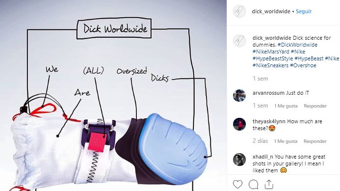 cuenta de Instagram extraña