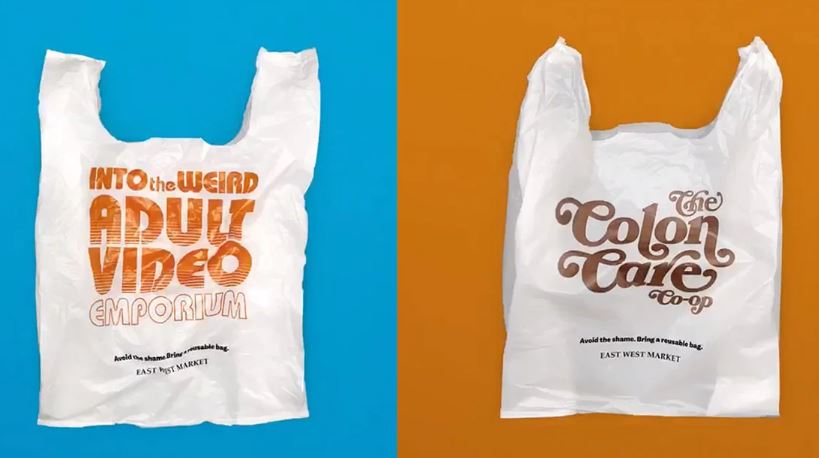 bolsas de plástico vergonzosas