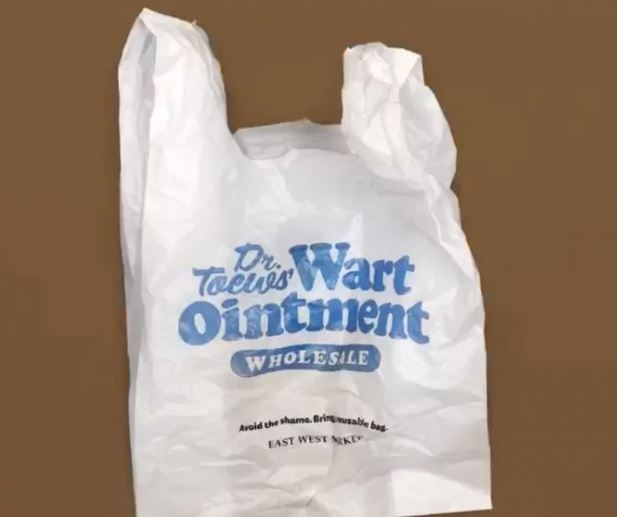 bolsas de plástico vergonzosas