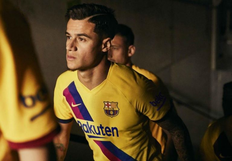 camiseta de visitante del Barcelona
