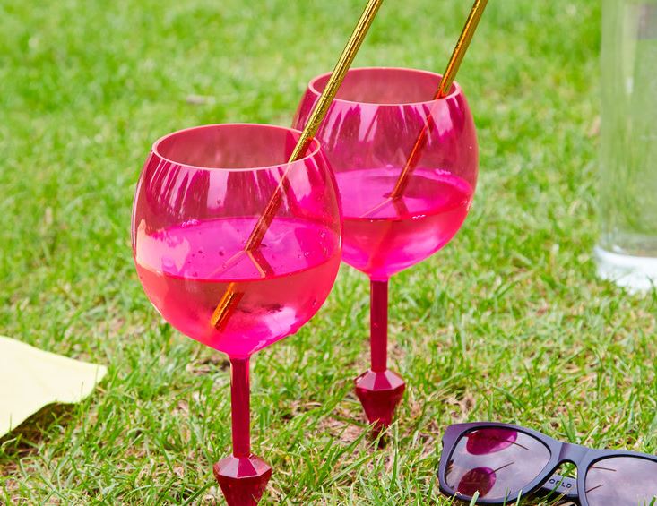 copas de vino flotantes