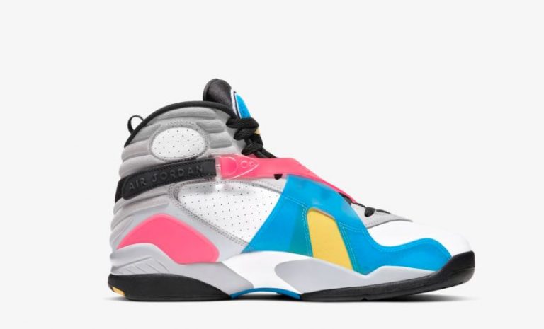 Air Jordan 8 White Red Orbit