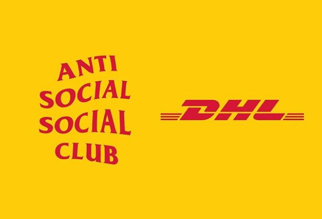 anti social social club x dhl