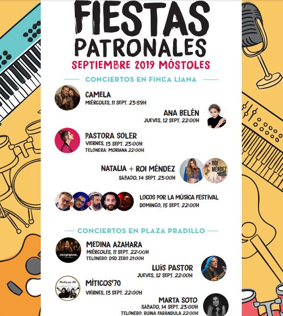 fiestas de mostoles 2019