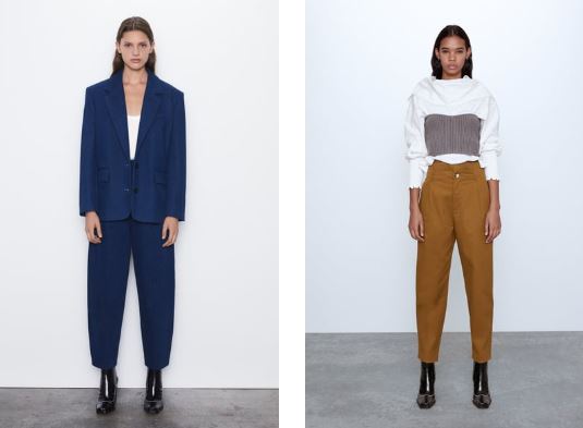 pantalones slouchy de zara