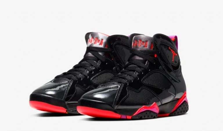 air jordan VII Black Gloss 4