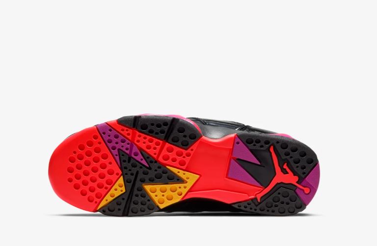 air jordan vii black gloss