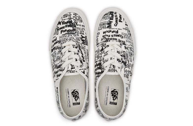 comme des garçons x vans
