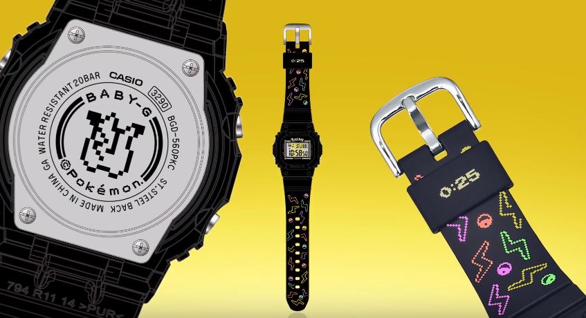 reloj casio de pikachu