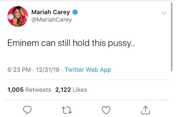 cuenta de twitter de mariah carey
