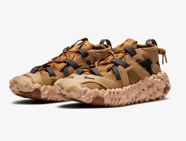 sandalias nike ispa overreact marrón