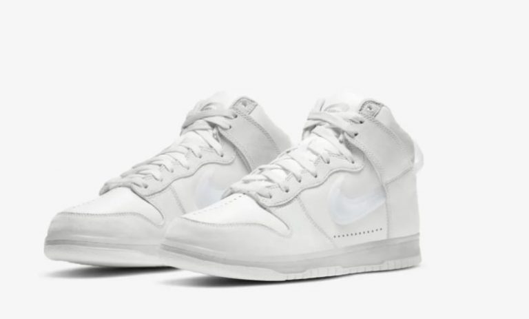 dunk high x slam jam clear white