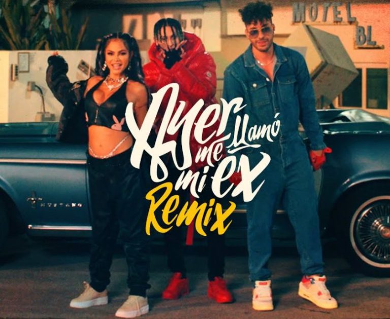 ayer me llamó mi ex remix