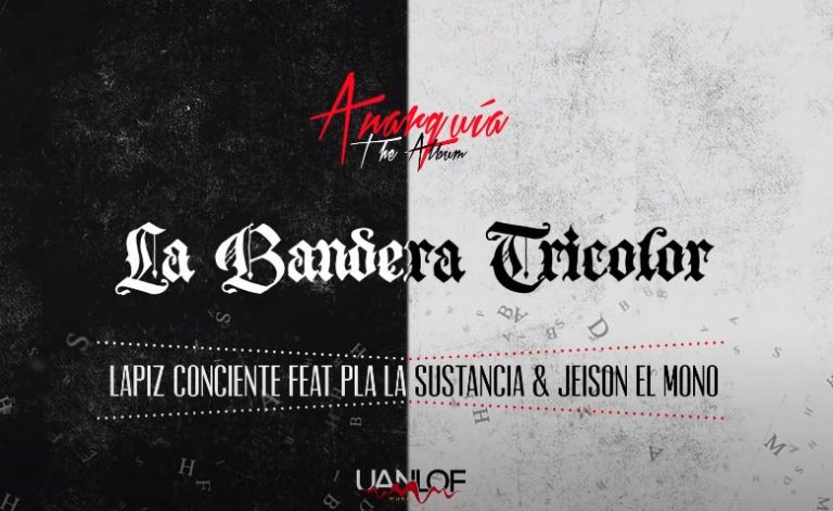 la bandera tricolor de lapiz conciente