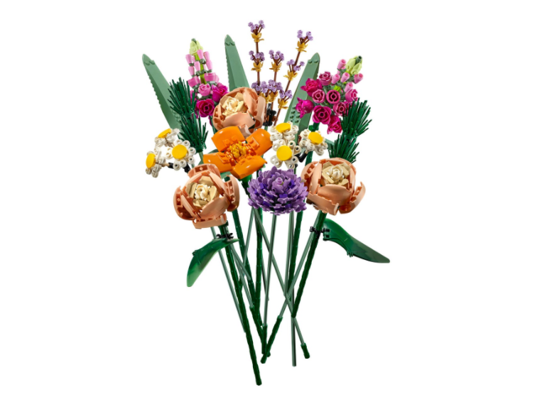 ramo de flores de LEGO