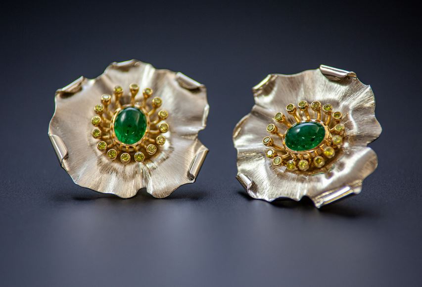 pendientes creados por Perrier-Jouët