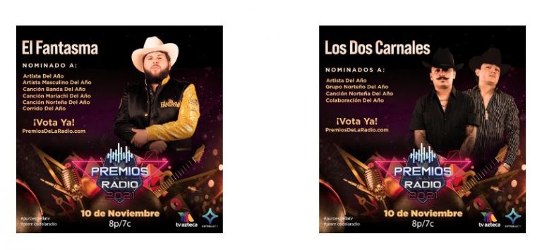 nominaciones a Los Premios de La Radio