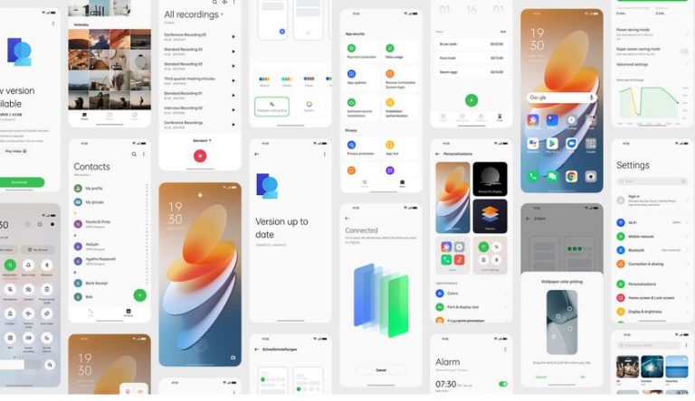 sistema operativo ColorOS 12
