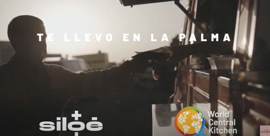 Te llevo en la palma