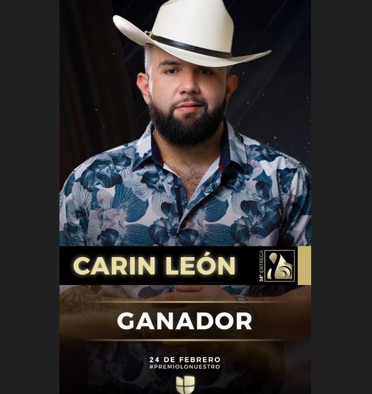 ganador en Premio Lo Nuestro