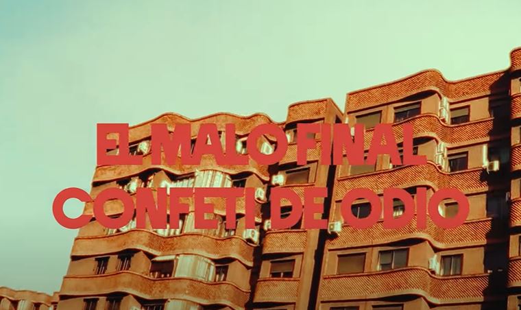 el malo final de confeti de odio