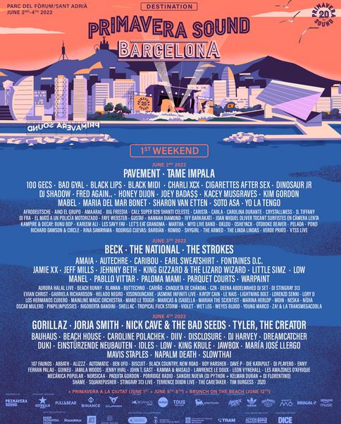 Cambios en el cartel de Primavera Sound