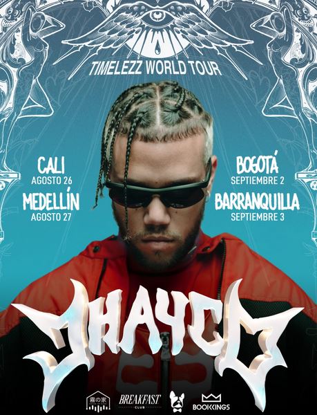 Timelezz World Tour llega a Colombia