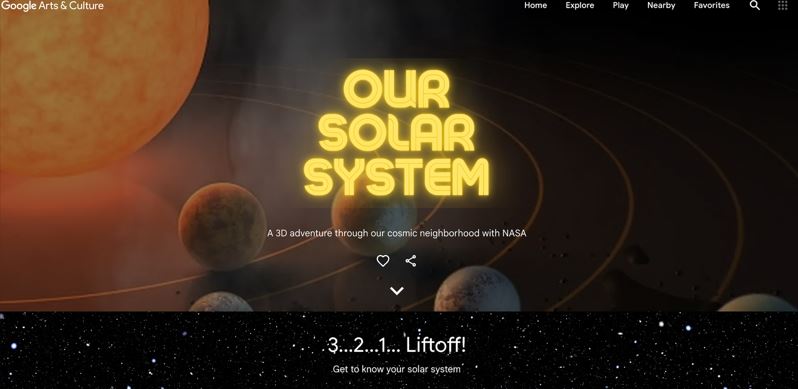 explora el sistema solar