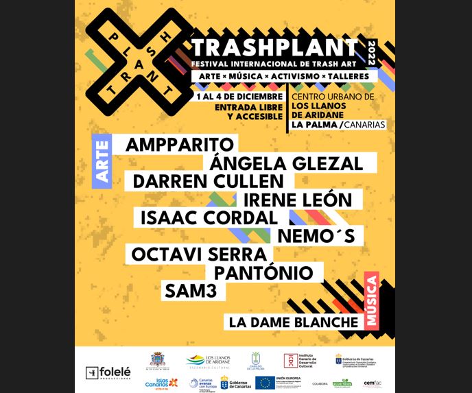 La Palma acoge una nueva edición del primer festival de TRASH ART del Mundo