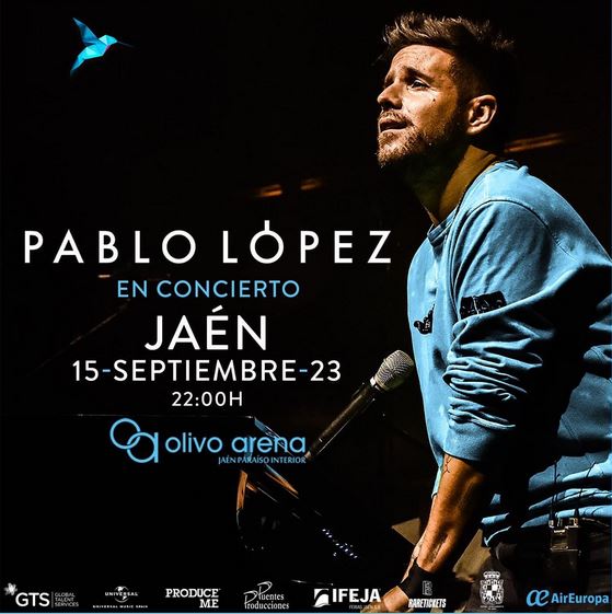 concierto de pablo lopez en jaén