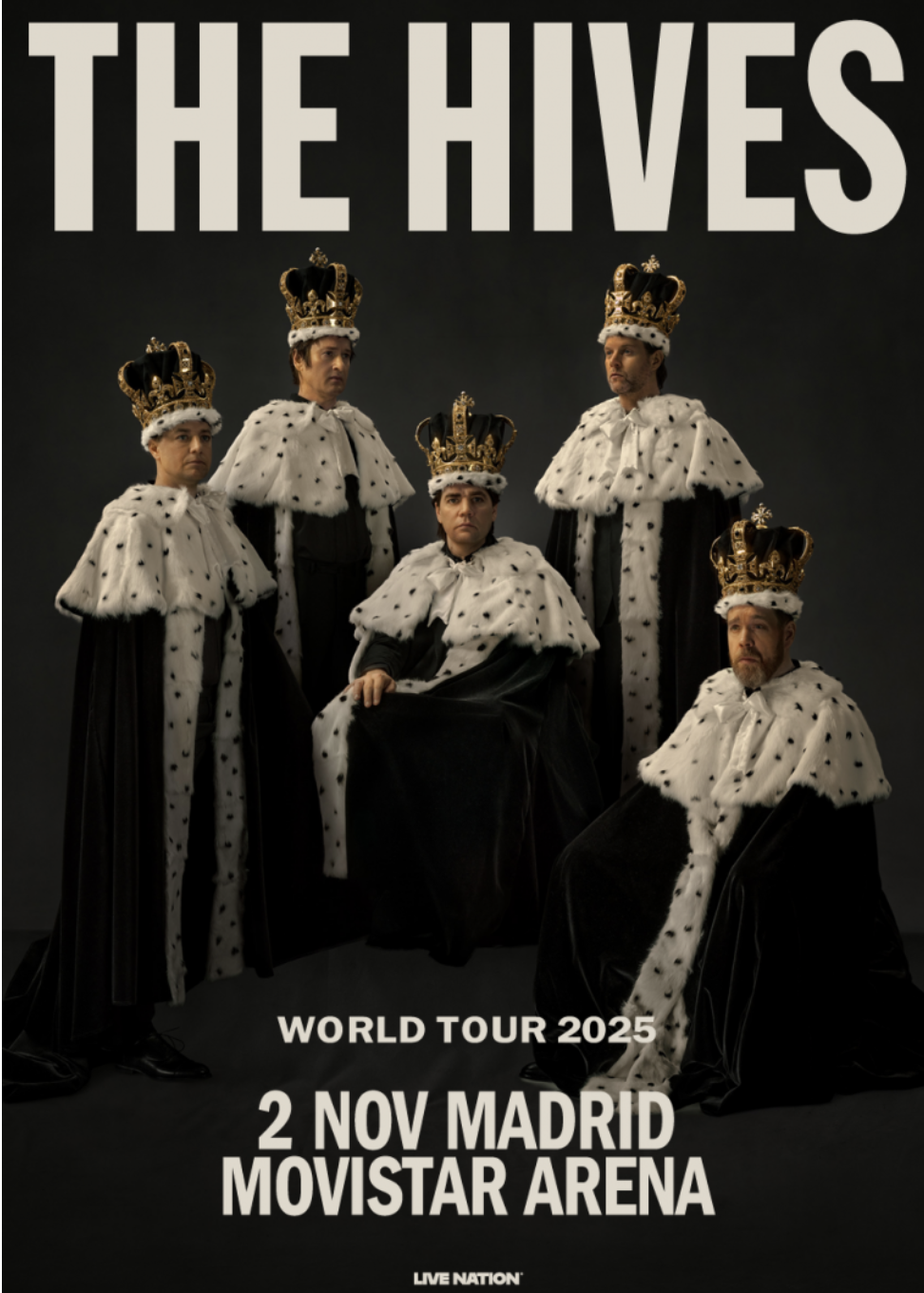 concierto de the hives en el movistar arena